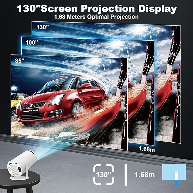 Mini Projecteur 4K Videoprojecteur Portable
