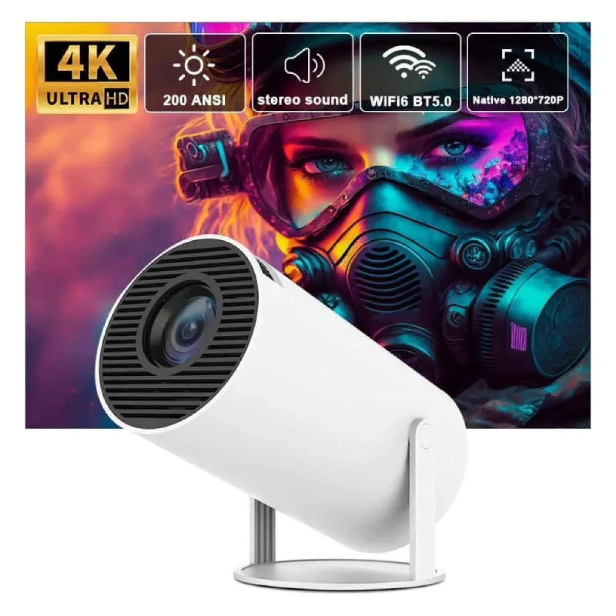 Mini Projecteur 4K Videoprojecteur Portable